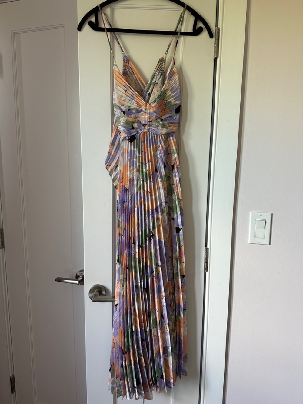 ASTR Blythe Dress in Coral Multi